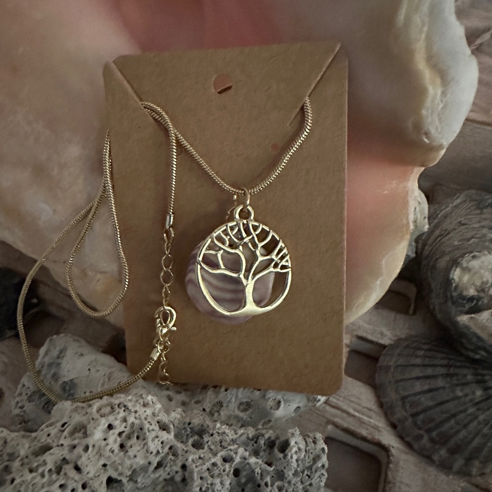 Gold Tree of Life Pendant Necklace
